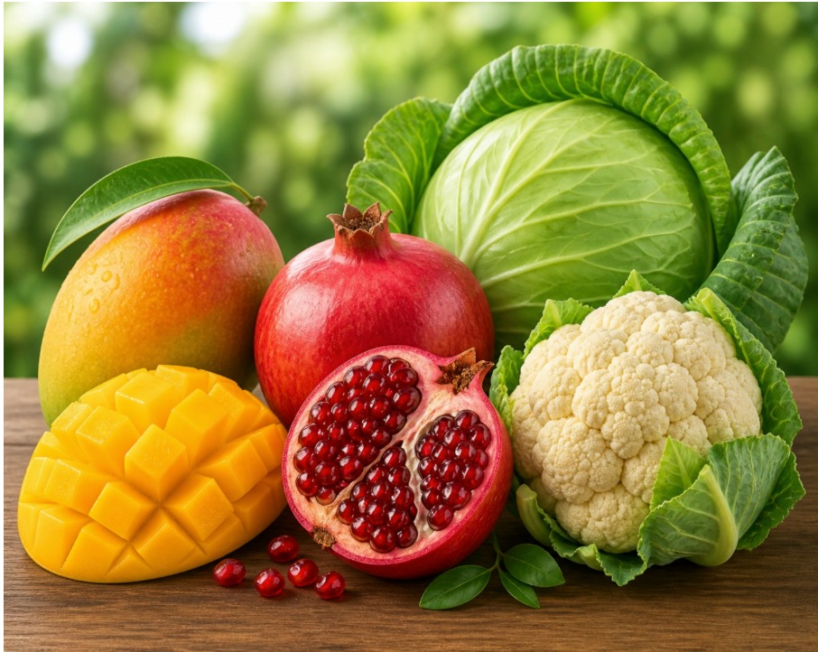 Fresh fruits and vegetables export quality