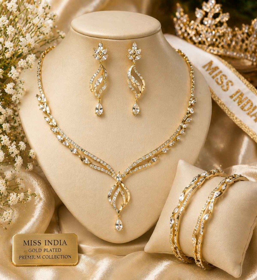 Premium Jewellery - Gold Plated, Miss India Collection